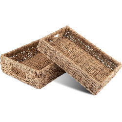 Panier tressé en jonc de mer